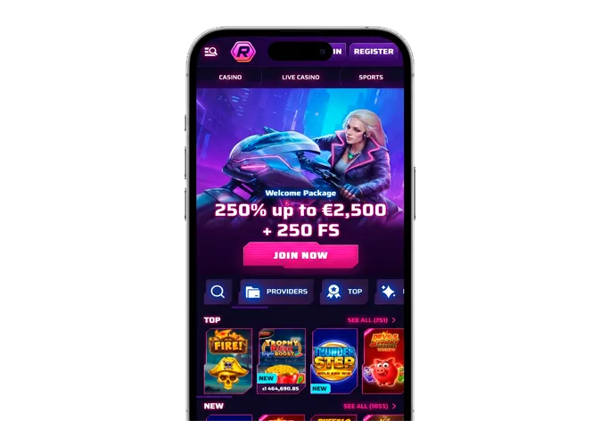 RobyCasino app